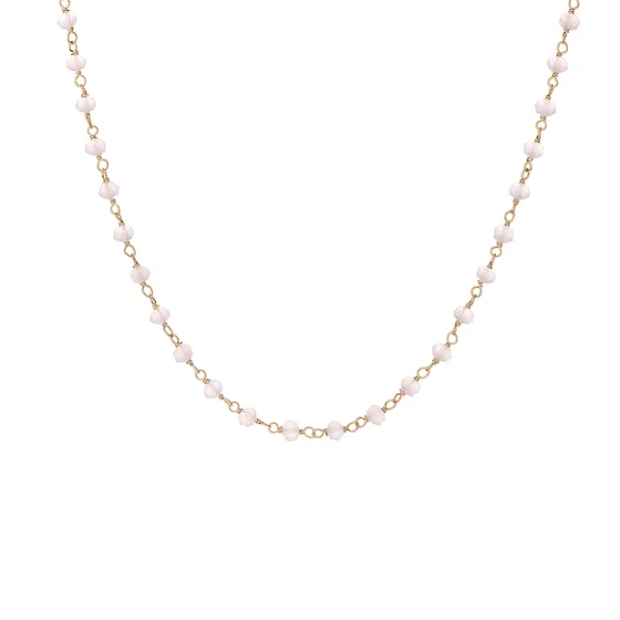CHOKER Z KRYSZTAŁKAMI; SREBRNY POZŁACANY