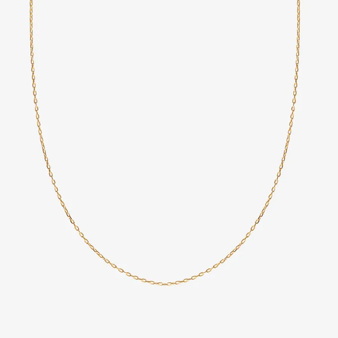 ŁAŃCUSZEK ZŁOTY 50 CM