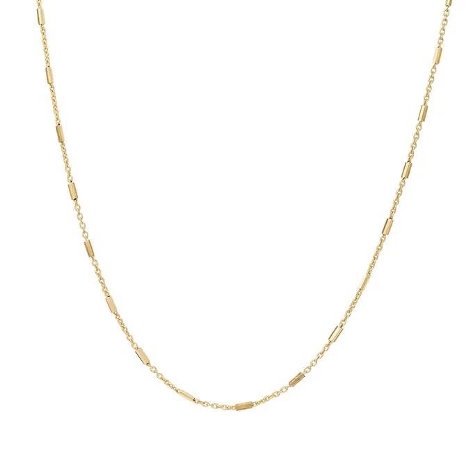CHOKER Z SŁUPKAMI; SREBRNY POZŁACANY