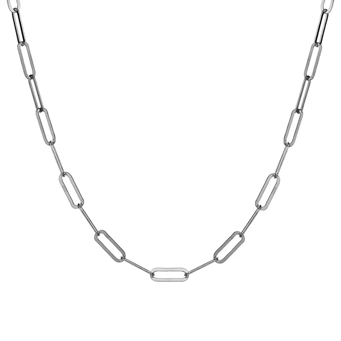 NASZYJNIK ŁAŃCUCH 4 MM; SREBRNY