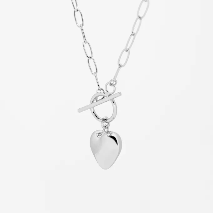 CHOKER Z SERCEM; RODOWANY
