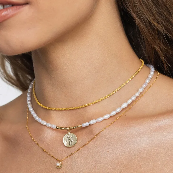 CHOKER POZŁACANY 2 MM