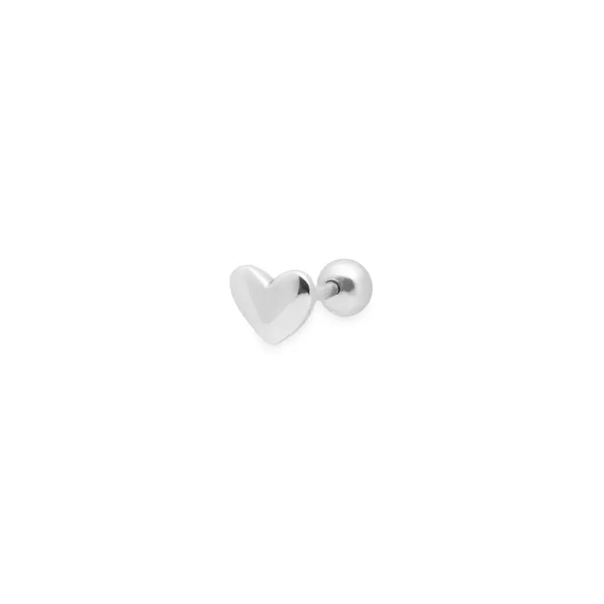 KOLCZYK SERCE; SREBRNY
