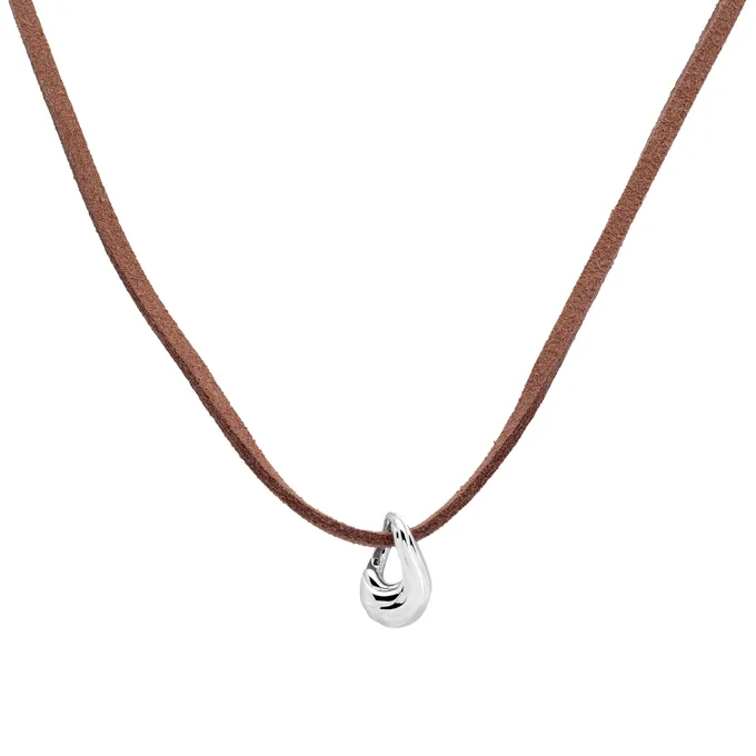 Choker na rzemyku z zawieszką; sea, SALT, WAVE by ANIA KRUK