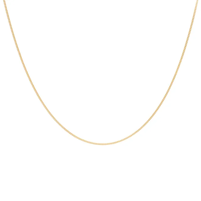 Łańcuszek 45 cm; złoty