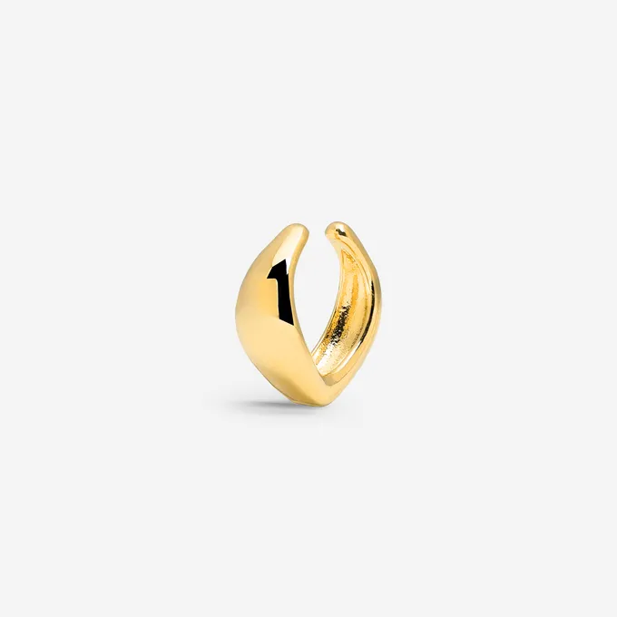 Nausznica nieregularna;pozłacana
