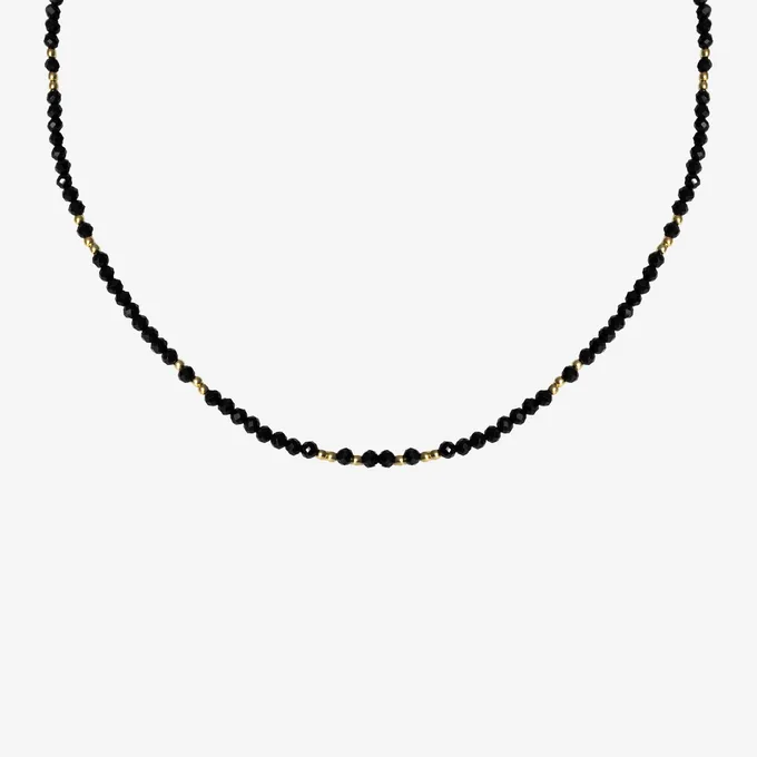 Choker z opalem; srebrny pozłacany