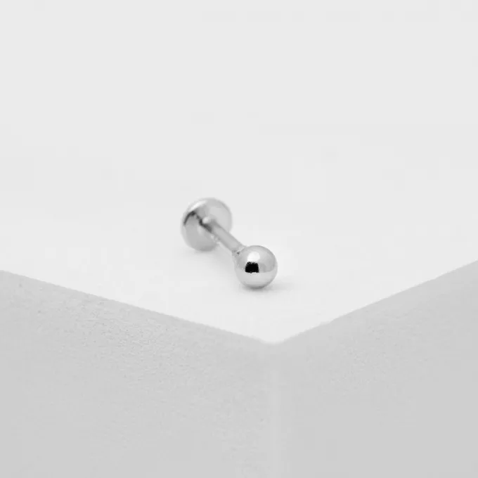[Zestaw] KOLCZYK Z KULECZKĄ 3 MM; SREBRNY
