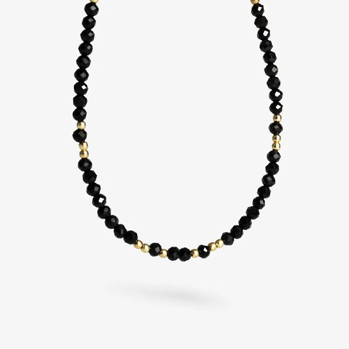 Choker z opalem; srebrny pozłacany